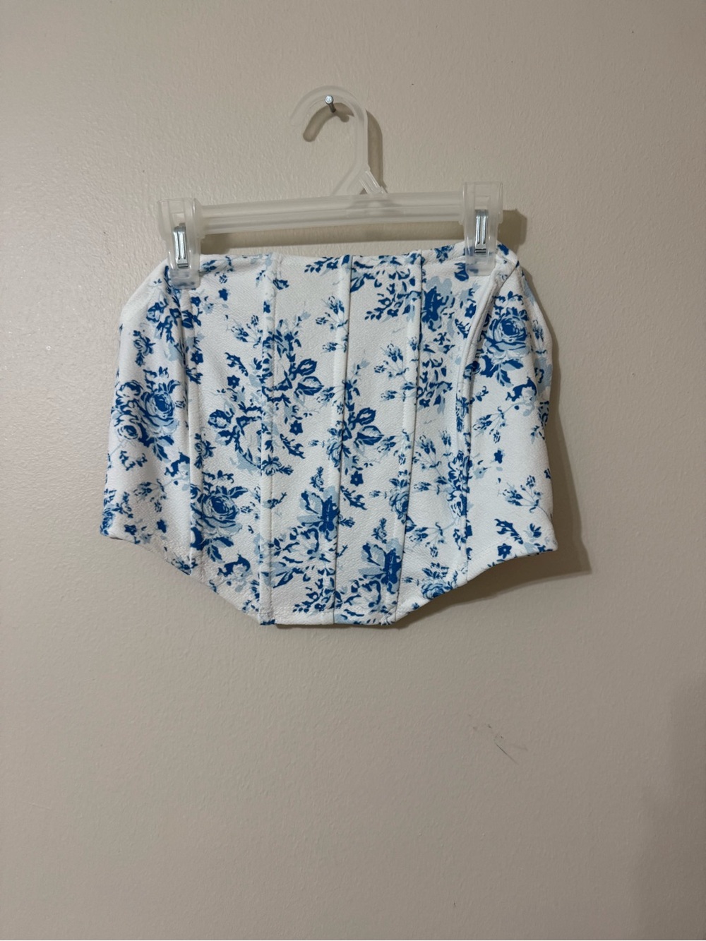 Beautiful Floral  Tube Top, Women's Size S/M, Excellent Condition